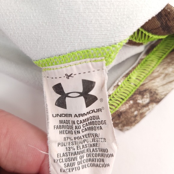 Under Armour Compression Shirt Mens L Coldgear Infrared Scent Control Realtree - Picture 6 of 11